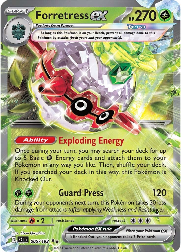 Forretress ex (005/193) [Scarlet & Violet: Paldea Evolved] | Exor Games Truro