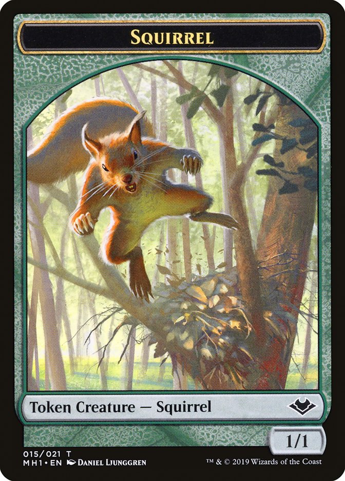 Soldier (004) // Squirrel (015) Double-Sided Token [Modern Horizons Tokens] | Exor Games Truro