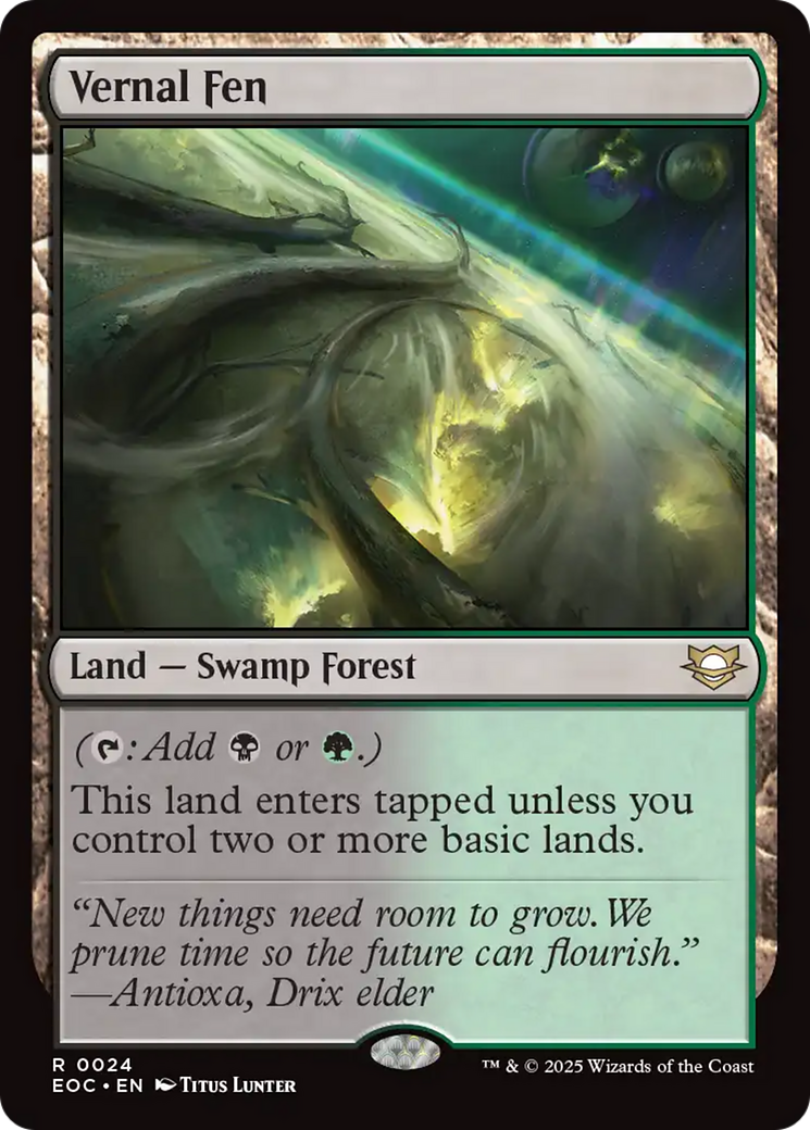 Vernal Fen [Edge of Eternities Commander] | Exor Games Truro