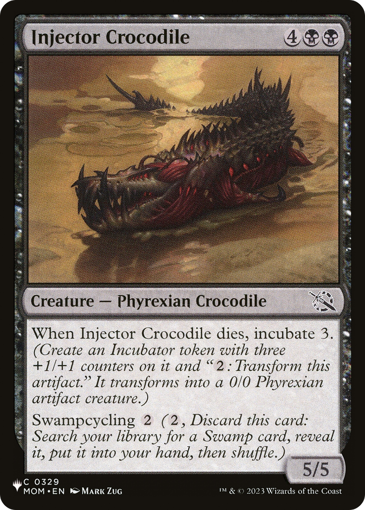 Injector Crocodile [The List] | Exor Games Truro