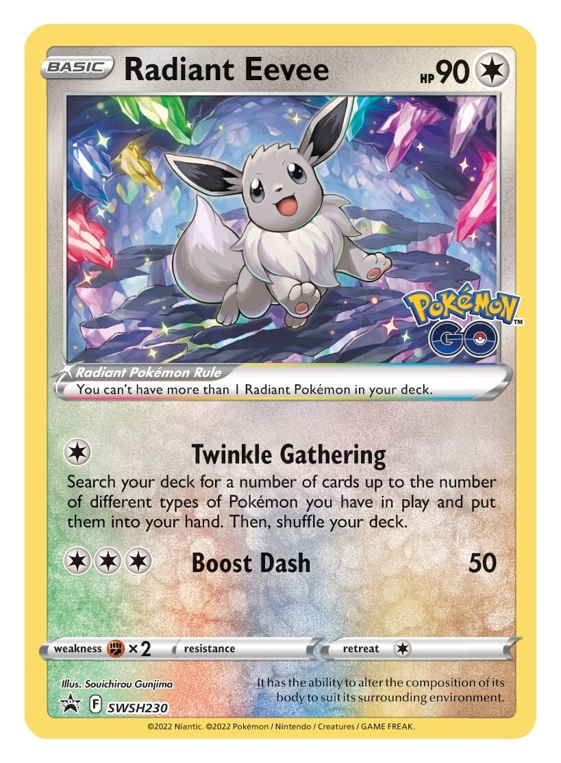 Radiant Eevee (SWSH230) [Sword & Shield: Black Star Promos] | Exor Games Truro