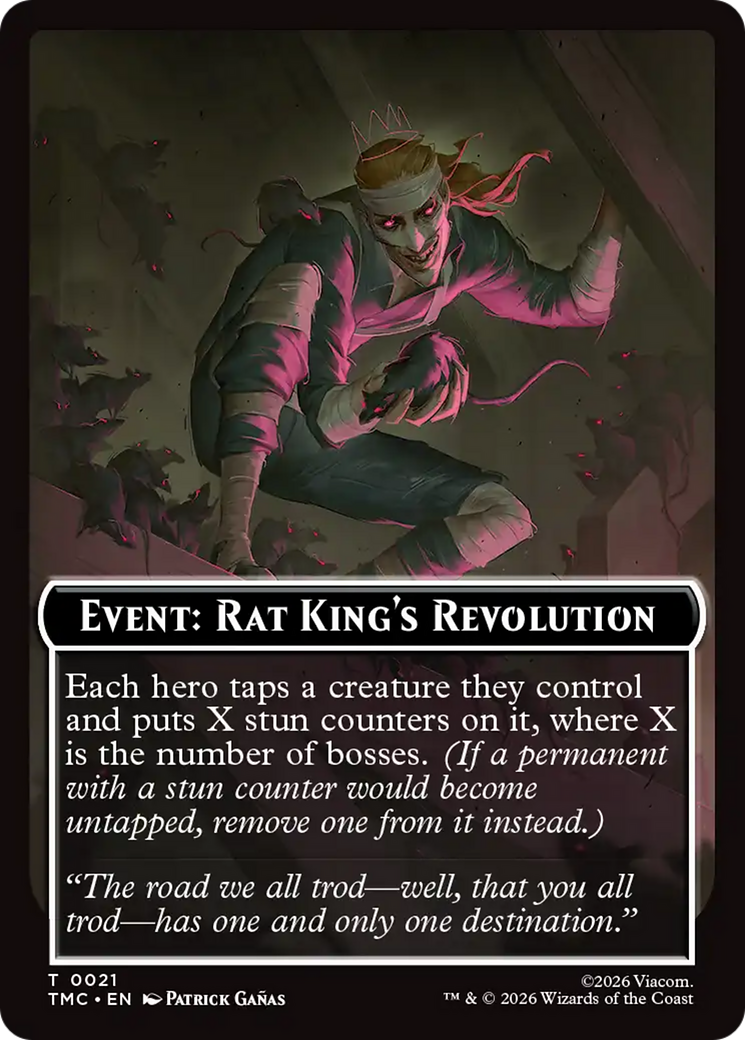 Event: Rat King's Revolution [Teenage Mutant Ninja Turtles Commander Tokens] | Exor Games Truro