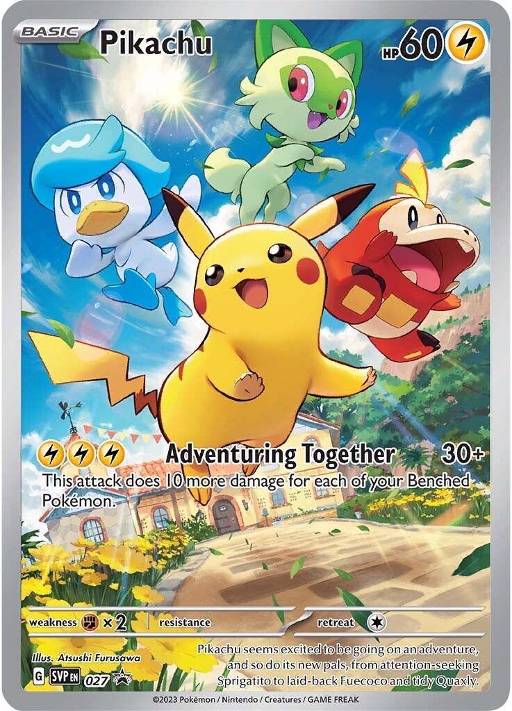 Pikachu (027) [Scarlet & Violet: Black Star Promos] | Exor Games Truro