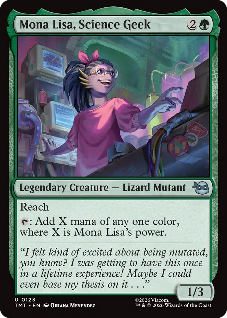 Mona Lisa, Science Geek [Teenage Mutant Ninja Turtles] | Exor Games Truro