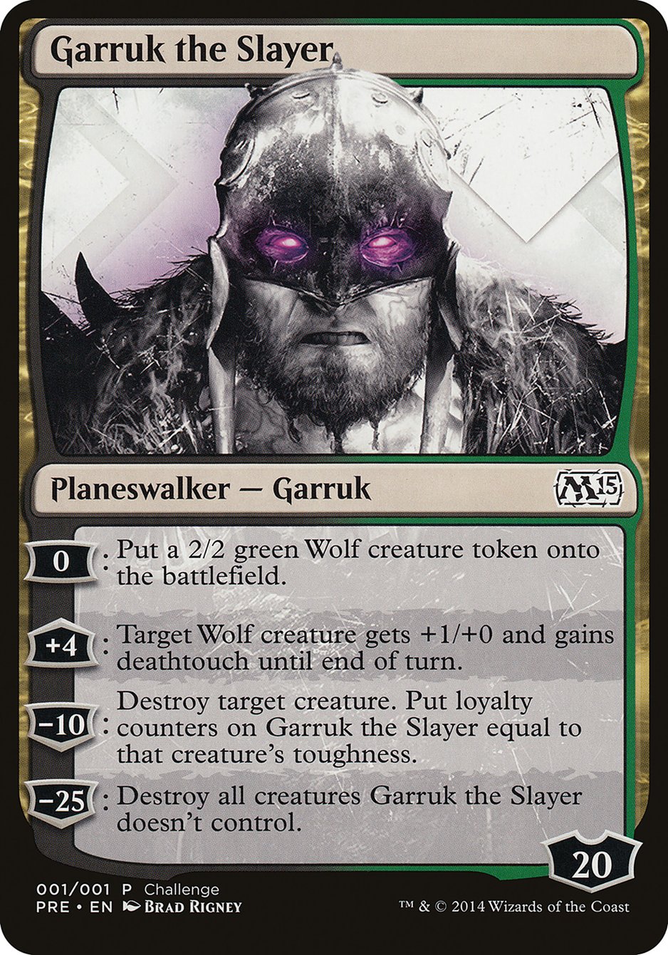 Garruk the Slayer (Prerelease Challenge) [Magic 2015 Prerelease Promos] | Exor Games Truro