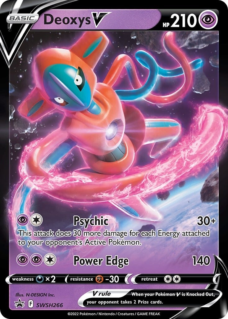 Deoxys V (SWSH266) [Sword & Shield: Black Star Promos] | Exor Games Truro