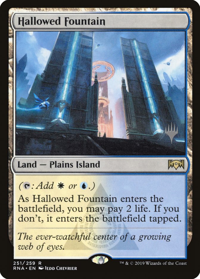 Hallowed Fountain (Promo Pack) [Ravnica Allegiance Promos] | Exor Games Truro