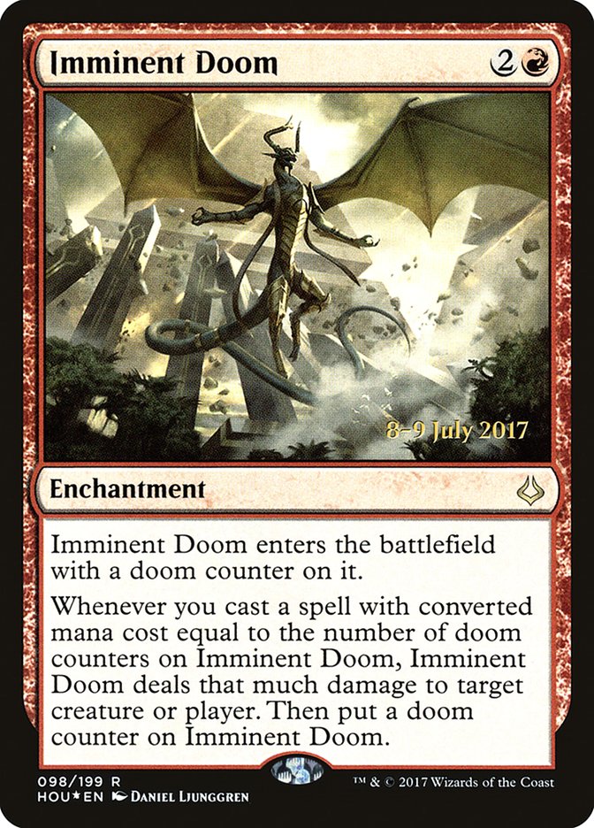 Imminent Doom [Hour of Devastation Prerelease Promos] | Exor Games Truro