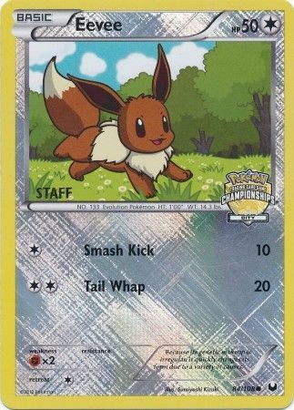 Eevee (84/108) (City Championship Staff) [League & Championship Cards] | Exor Games Truro