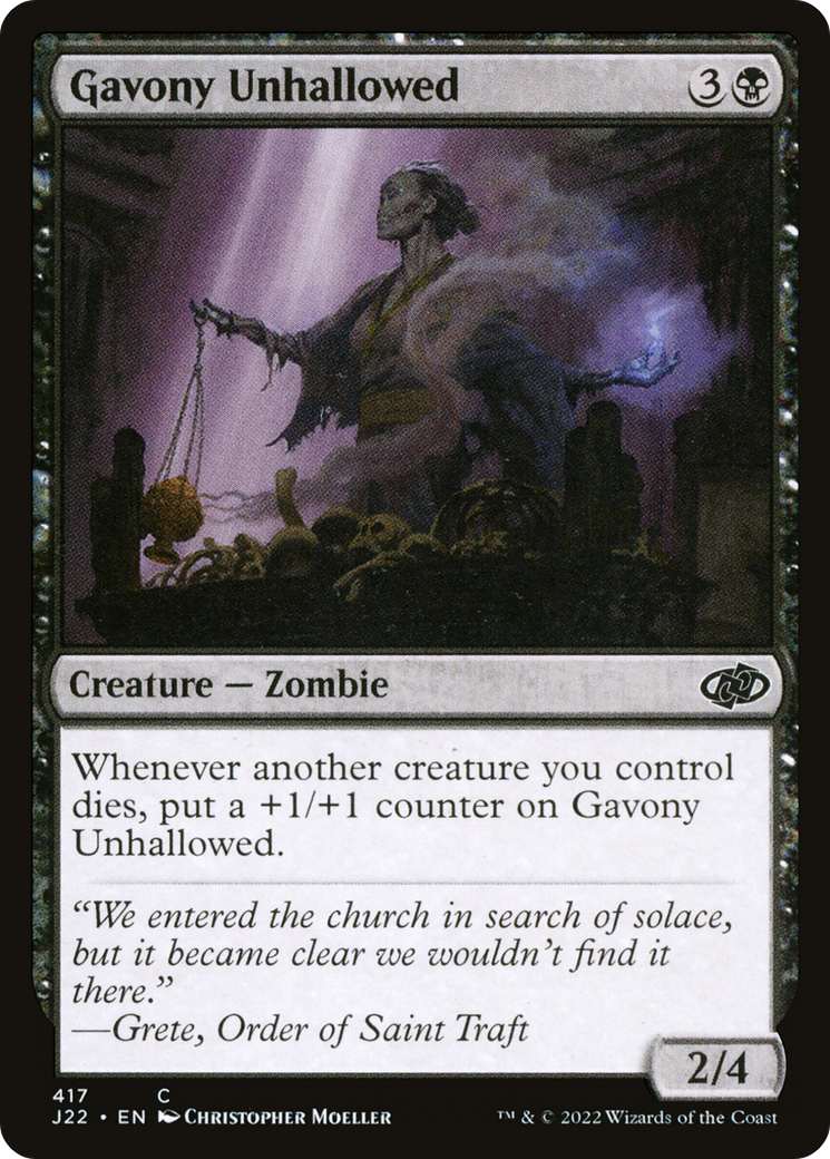 Gavony Unhallowed [Jumpstart 2022] | Exor Games Truro