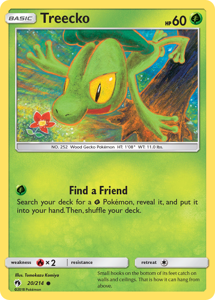 Treecko (20/214) [Sun & Moon: Lost Thunder] | Exor Games Truro