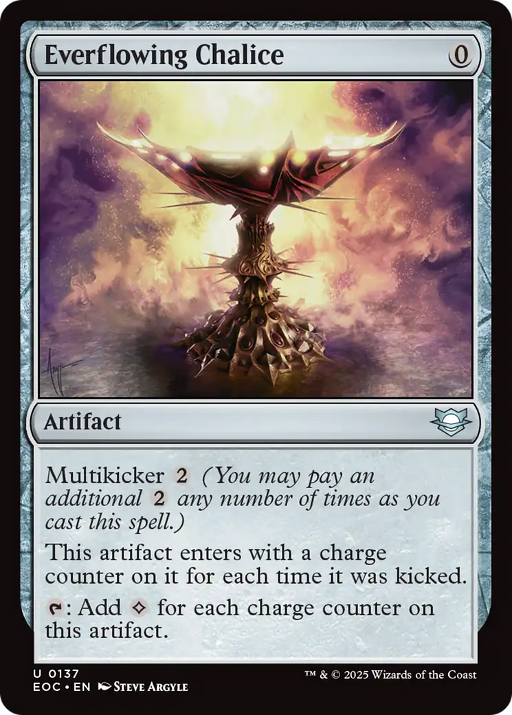 Everflowing Chalice [Edge of Eternities Commander] | Exor Games Truro