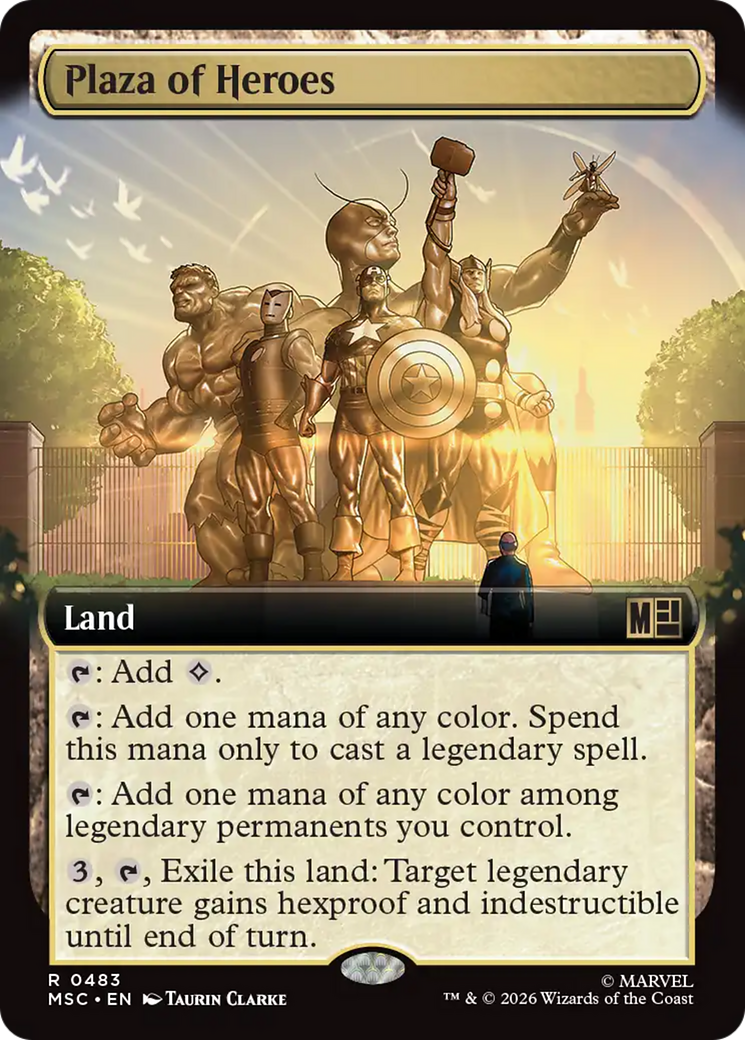 Plaza of Heroes (Extended Art) [Marvel Super Heroes Commander] | Exor Games Truro