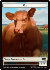 Ox (007) // Construct (014) Double-Sided Token [Marvel Super Heroes Commander Tokens] | Exor Games Truro