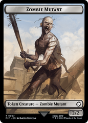 Zombie Mutant // Copy Double-Sided Token [Fallout Tokens] | Exor Games Truro