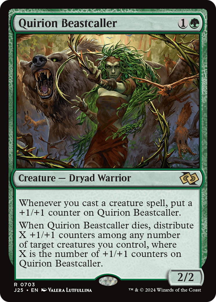 Quirion Beastcaller [Foundations Jumpstart] | Exor Games Truro