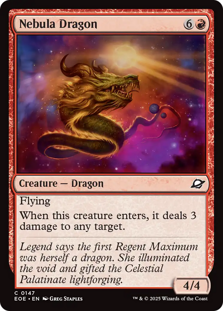 Nebula Dragon [Edge of Eternities] | Exor Games Truro