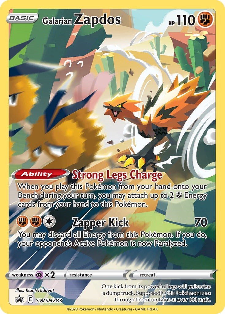 Galarian Zapdos (SWSH283) [Sword & Shield: Black Star Promos] | Exor Games Truro