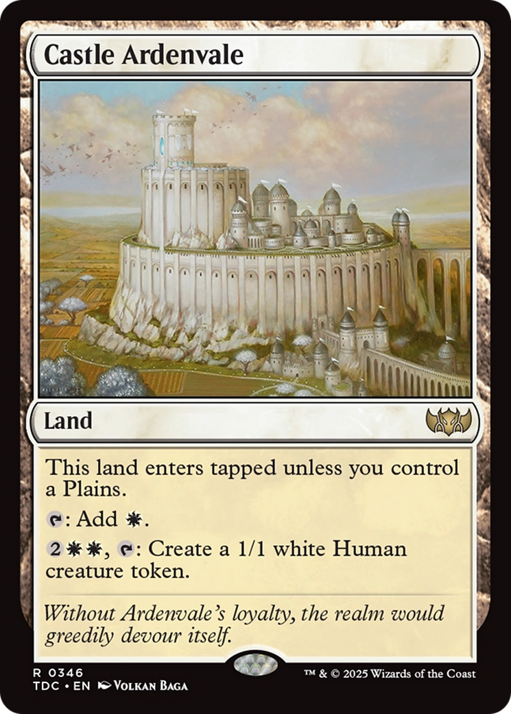 Castle Ardenvale [Tarkir: Dragonstorm Commander] | Exor Games Truro