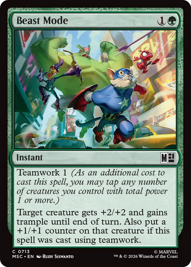 Beast Mode [Marvel Super Heroes Commander] | Exor Games Truro