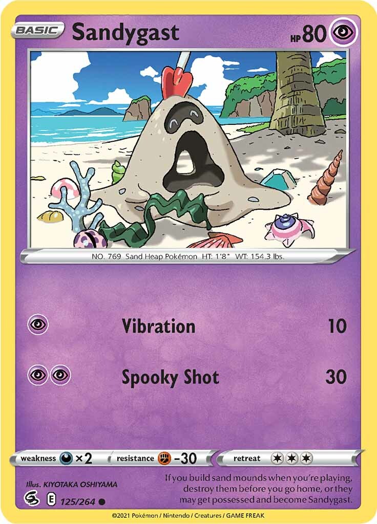 Sandygast (125/264) [Sword & Shield: Fusion Strike] | Exor Games Truro