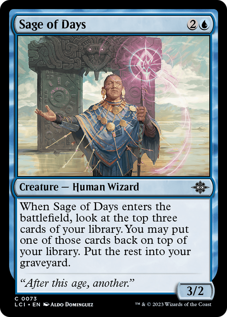 Sage of Days [The Lost Caverns of Ixalan] | Exor Games Truro