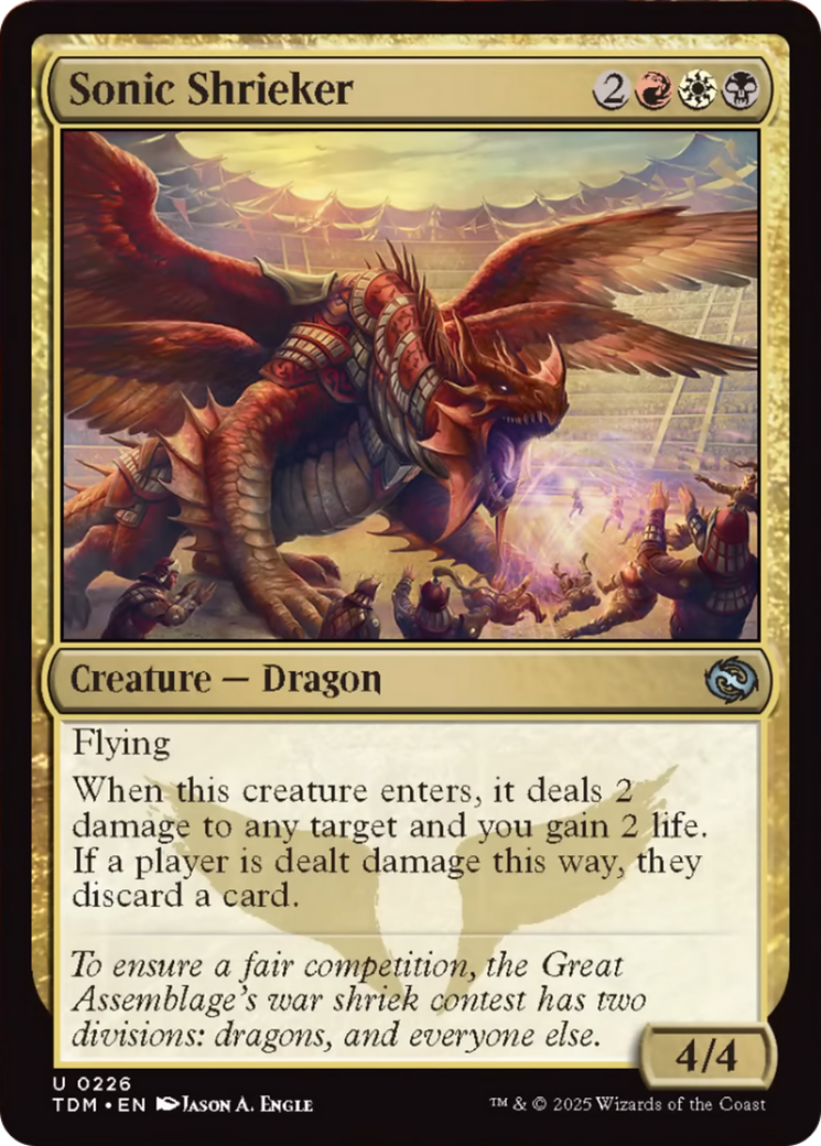 Sonic Shrieker [Tarkir: Dragonstorm] | Exor Games Truro