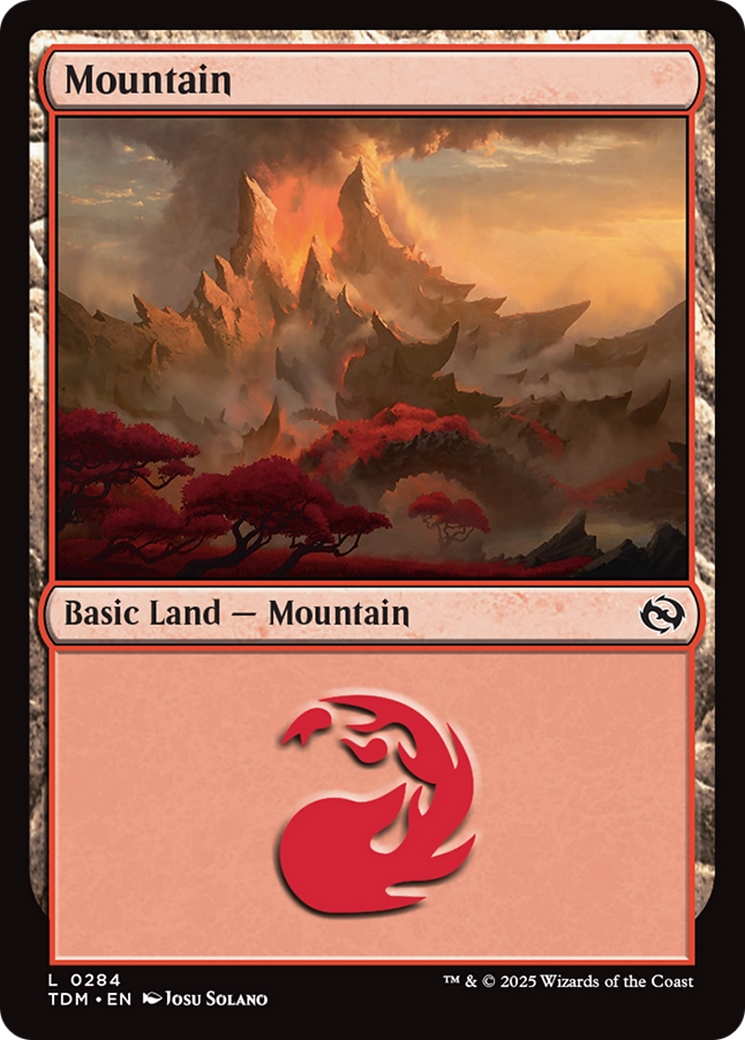 Mountain (0284) [Tarkir: Dragonstorm] | Exor Games Truro