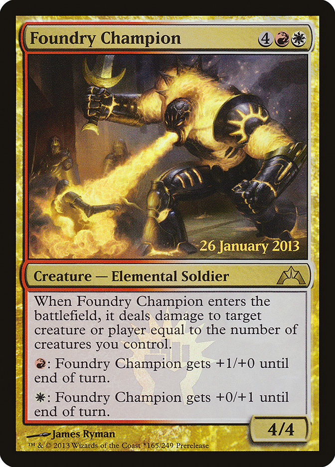 Foundry Champion [Gatecrash Prerelease Promos] | Exor Games Truro