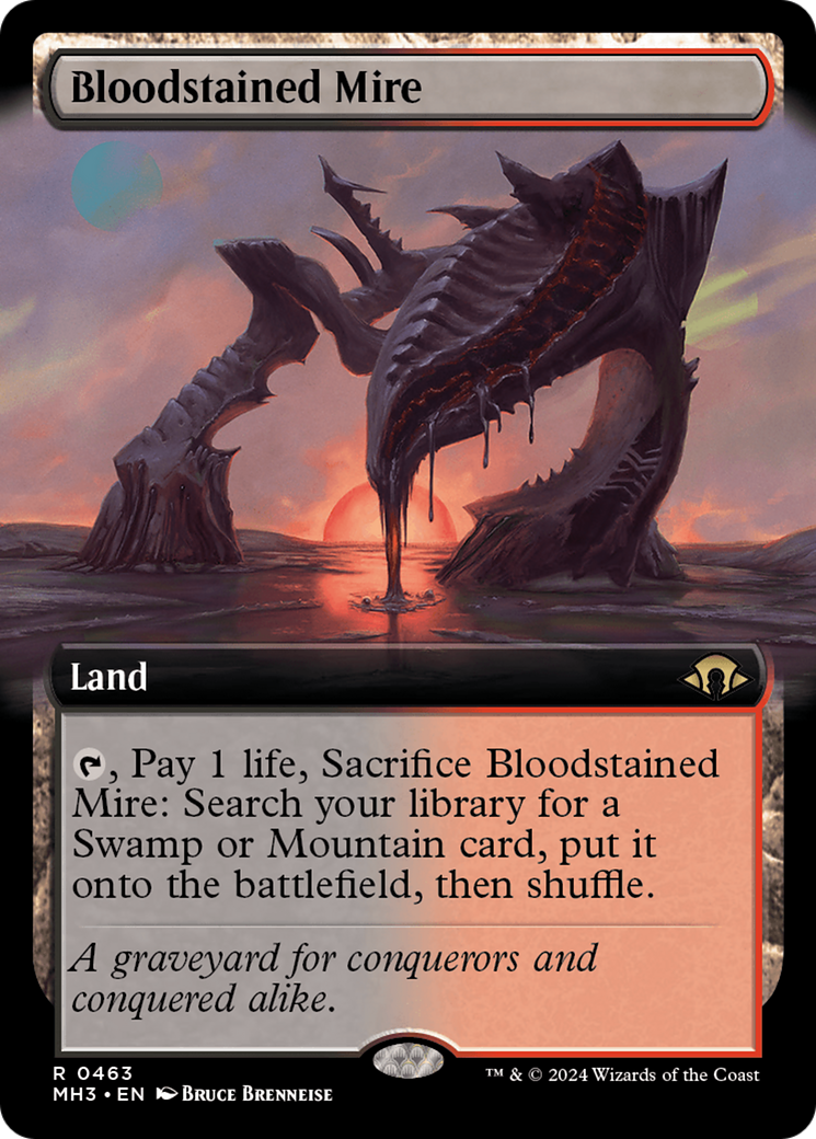 Bloodstained Mire (Extended Art) [Modern Horizons 3] | Exor Games Truro