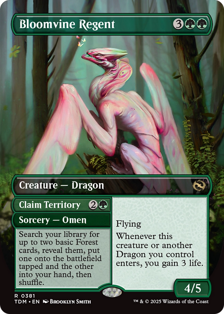 Bloomvine Regent (Borderless) [Tarkir: Dragonstorm] | Exor Games Truro