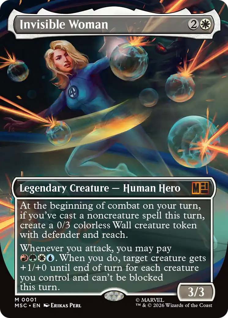 Invisible Woman (Borderless) [Marvel Super Heroes Commander] | Exor Games Truro