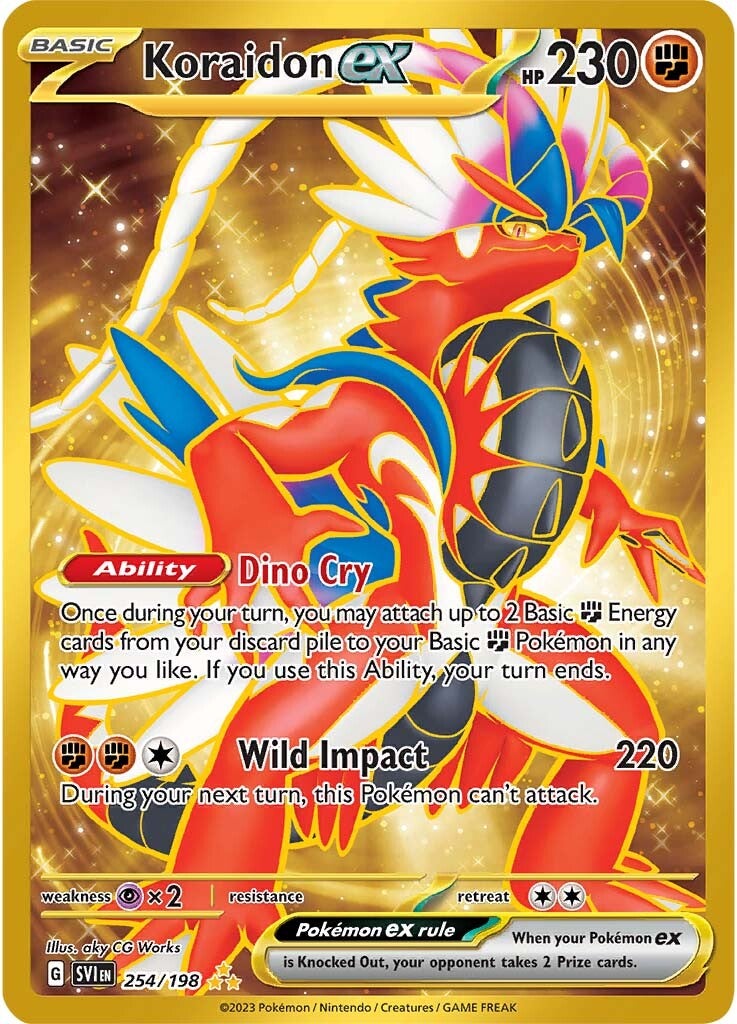 Koraidon ex (254/198) [Scarlet & Violet: Base Set] | Exor Games Truro