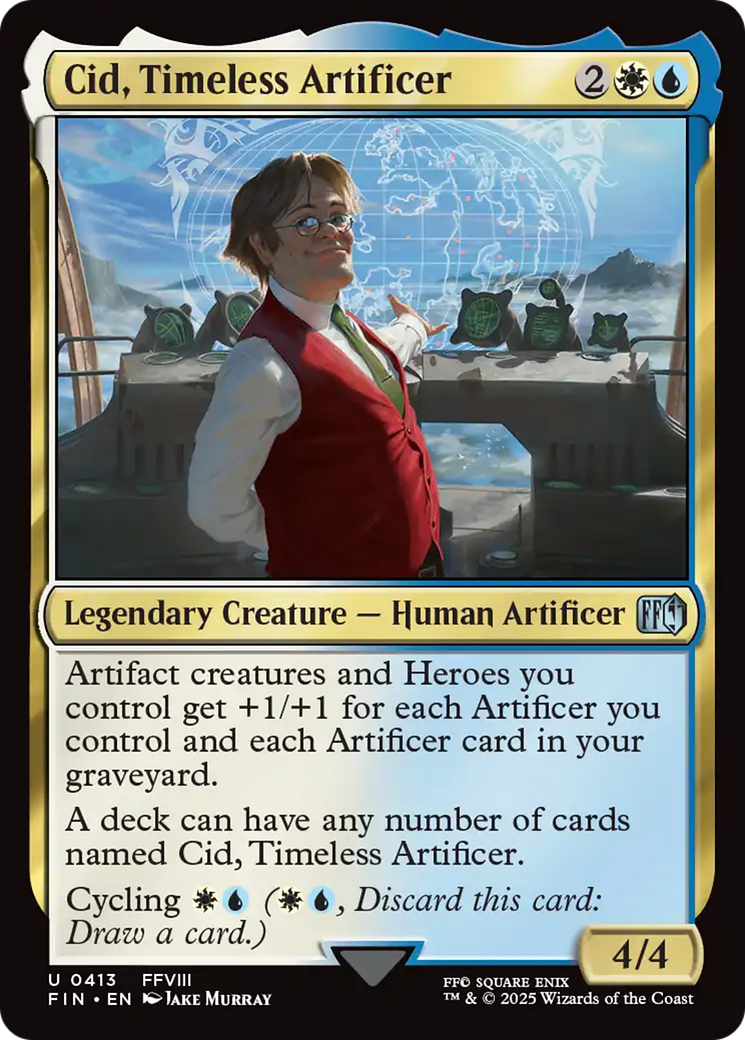 Cid, Timeless Artificer (0413) [FINAL FANTASY] | Exor Games Truro