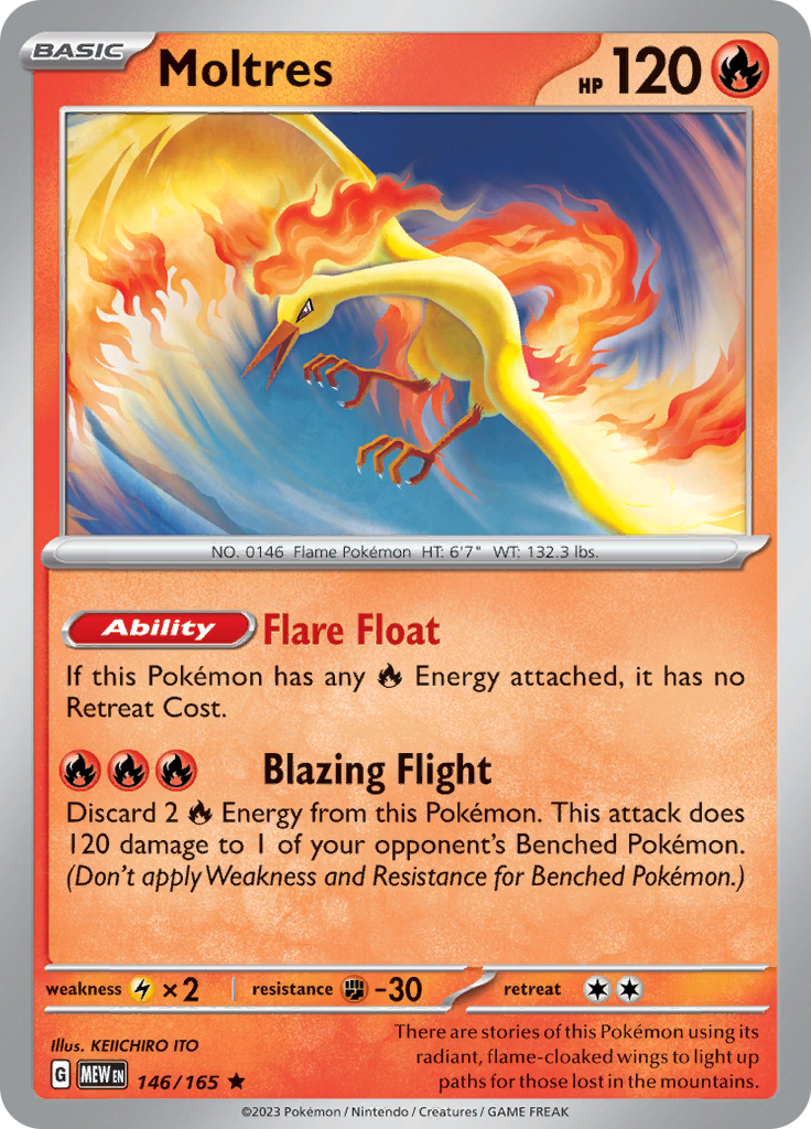 Moltres (146/165) [Scarlet & Violet: 151] | Exor Games Truro