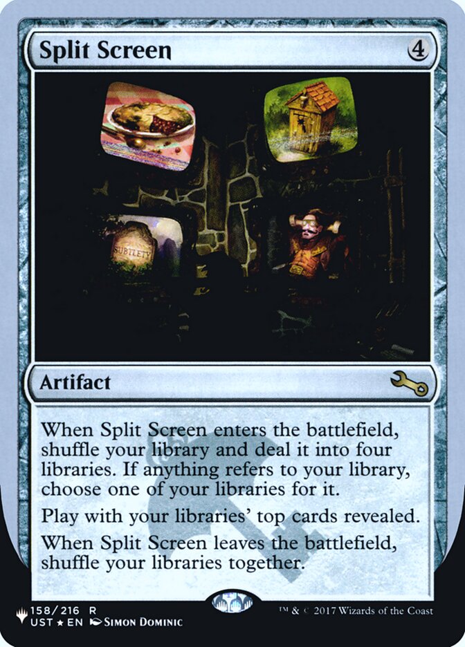 Split Screen (Unfinity Foil Edition) [The List] | Exor Games Truro