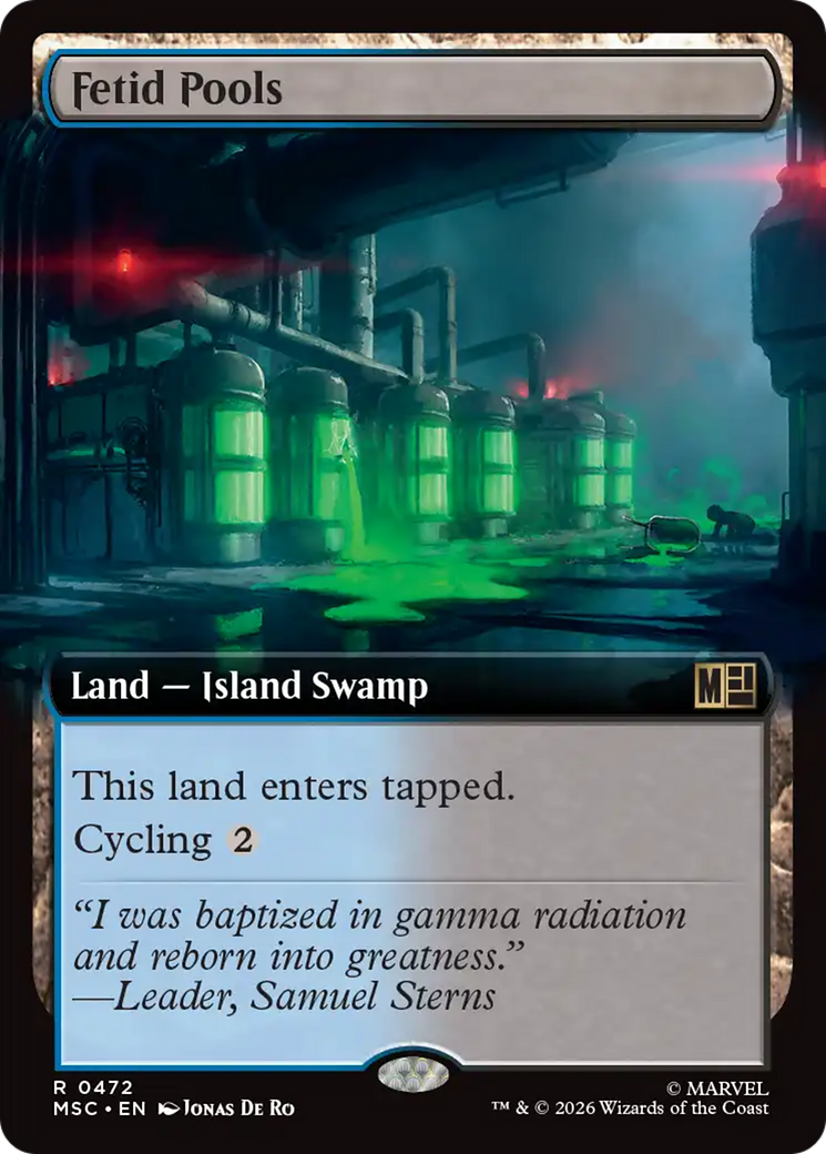 Fetid Pools (Extended Art) [Marvel Super Heroes Commander] | Exor Games Truro
