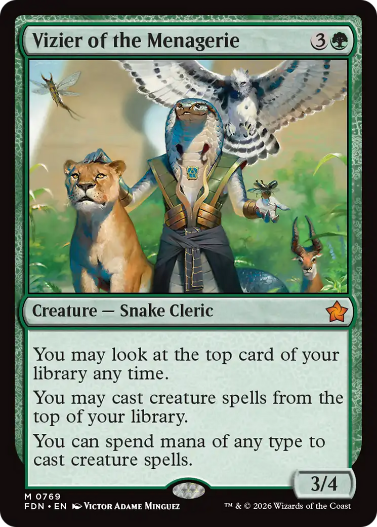 Vizier of the Menagerie (0769) [Foundations] | Exor Games Truro