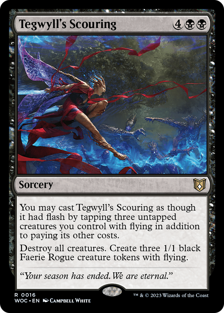 Tegwyll's Scouring [Wilds of Eldraine Commander] | Exor Games Truro