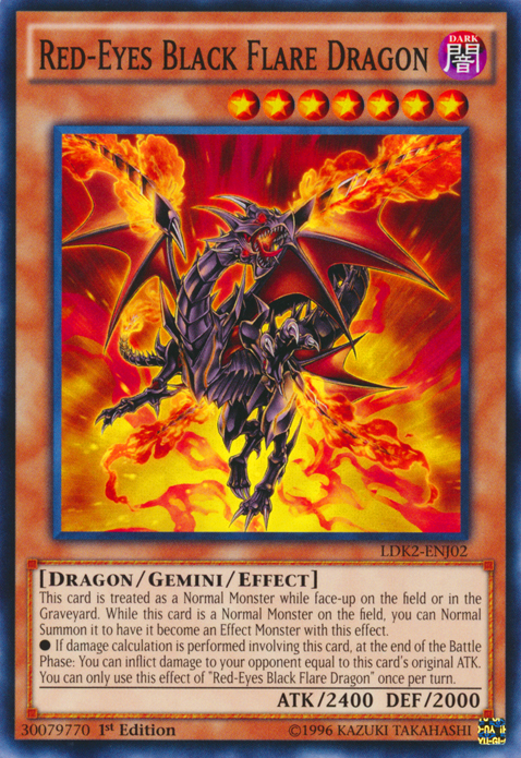 Red-Eyes Black Flare Dragon [LDK2-ENJ02] Common | Exor Games Truro