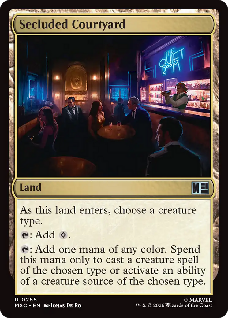 Secluded Courtyard [Marvel Super Heroes Commander] | Exor Games Truro