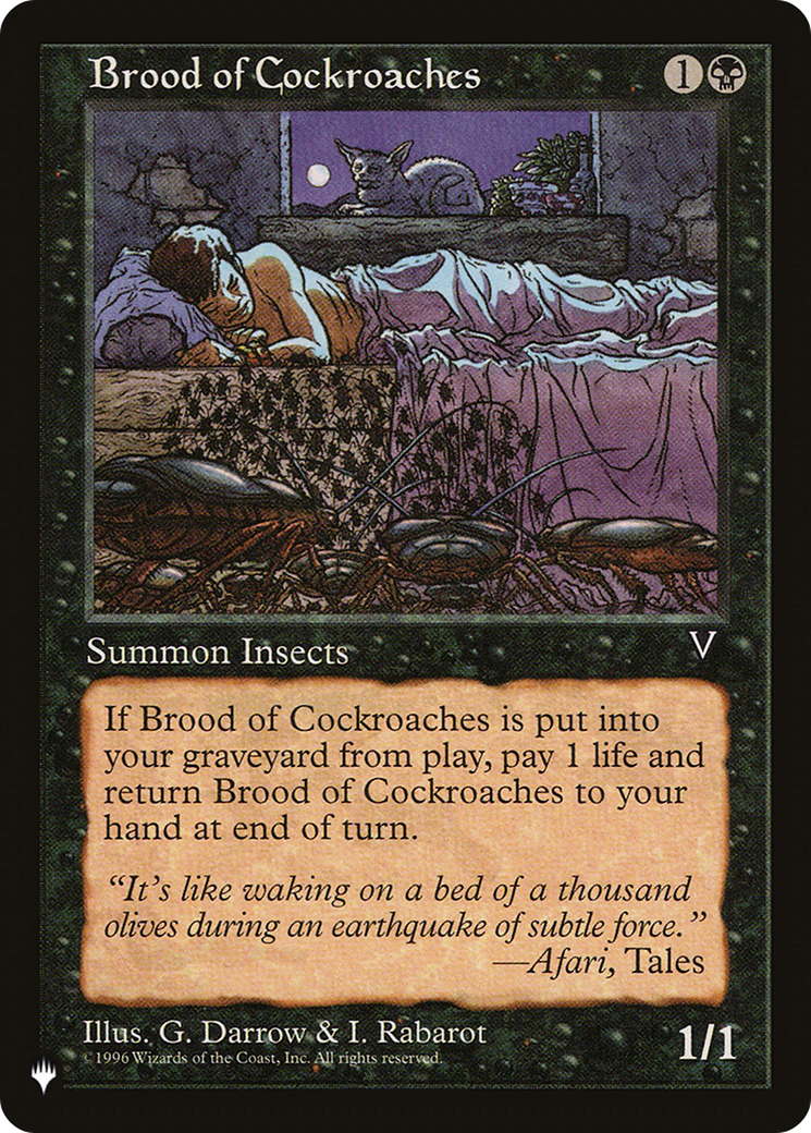 Brood of Cockroaches [The List Reprints] | Exor Games Truro