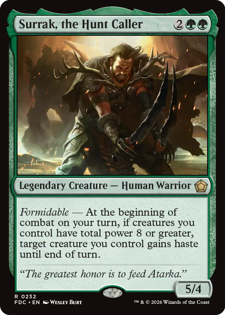 Surrak, the Hunt Caller [Foundations Commander] | Exor Games Truro
