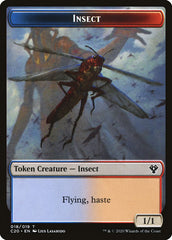 Drake // Insect (018) Double-Sided Token [Commander 2020 Tokens] | Exor Games Truro