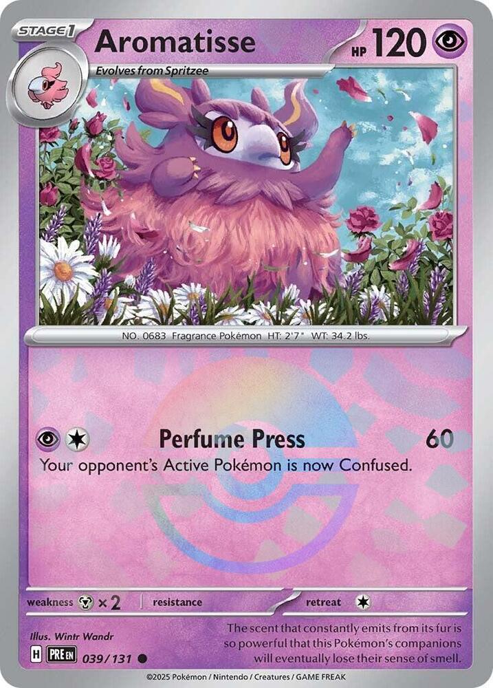 Aromatisse (039/131) (Poke Ball Pattern) [Scarlet & Violet: Prismatic Evolutions] | Exor Games Truro