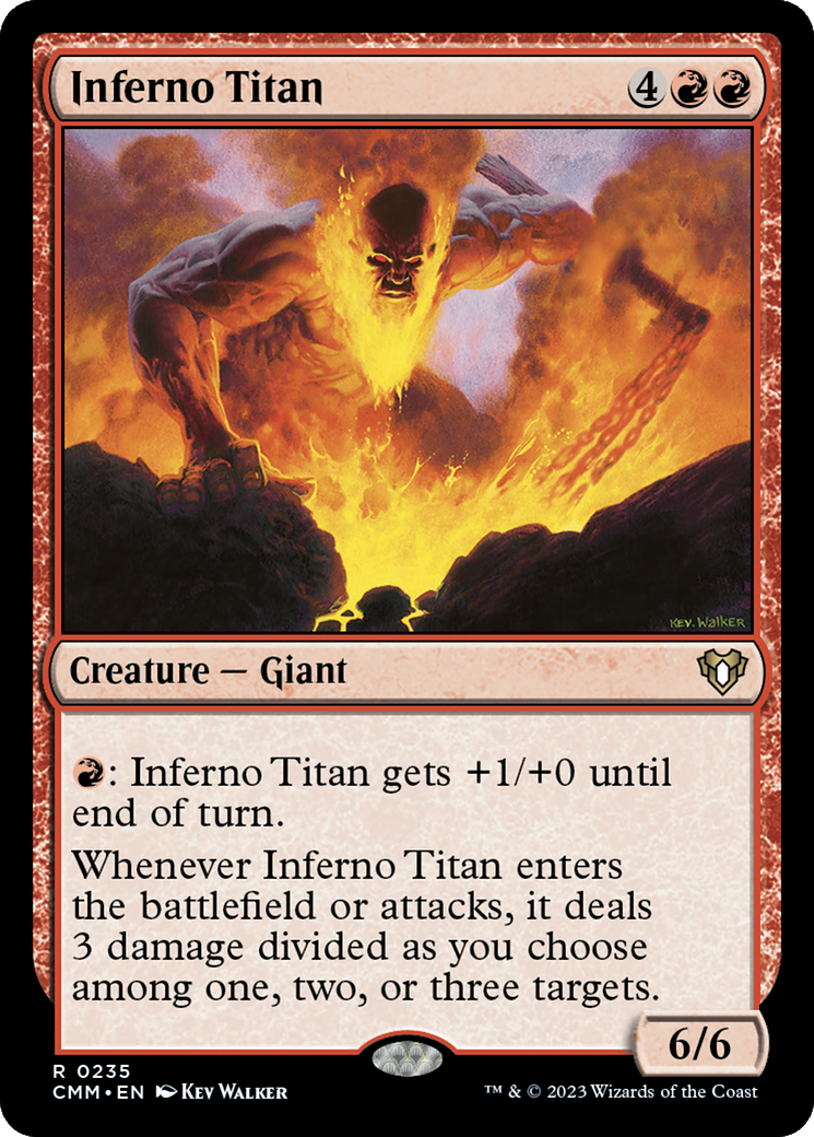 Inferno Titan [Commander Masters] | Exor Games Truro