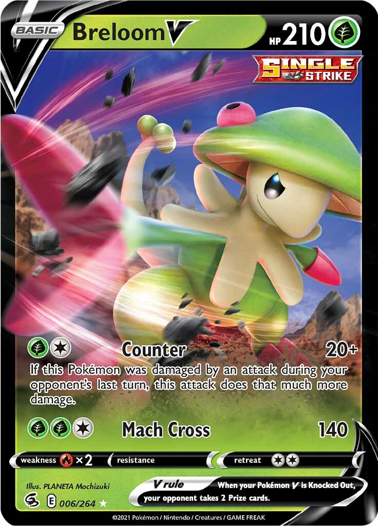 Breloom V (006/264) [Sword & Shield: Fusion Strike] | Exor Games Truro