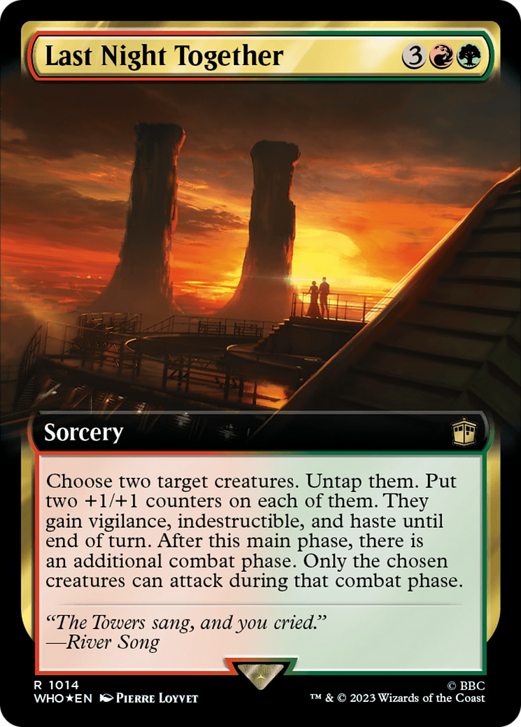 Last Night Together (Extended Art) (Surge Foil) [Doctor Who] | Exor Games Truro