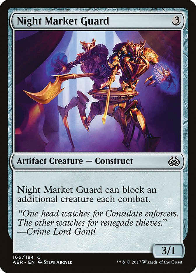 Night Market Guard [Aether Revolt] | Exor Games Truro