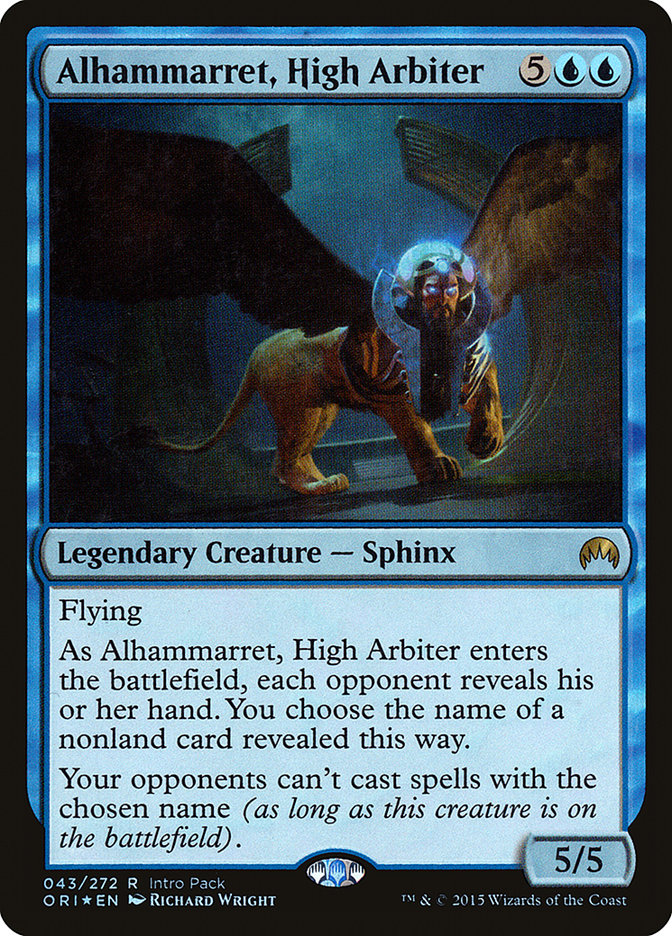 Alhammarret, High Arbiter (Intro Pack) [Magic Origins Promos] | Exor Games Truro